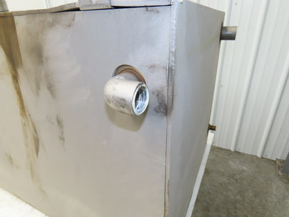 Stainless Steel Tank 75 Gallon 3/4 Top 15 Gauge 48.25x19x20"