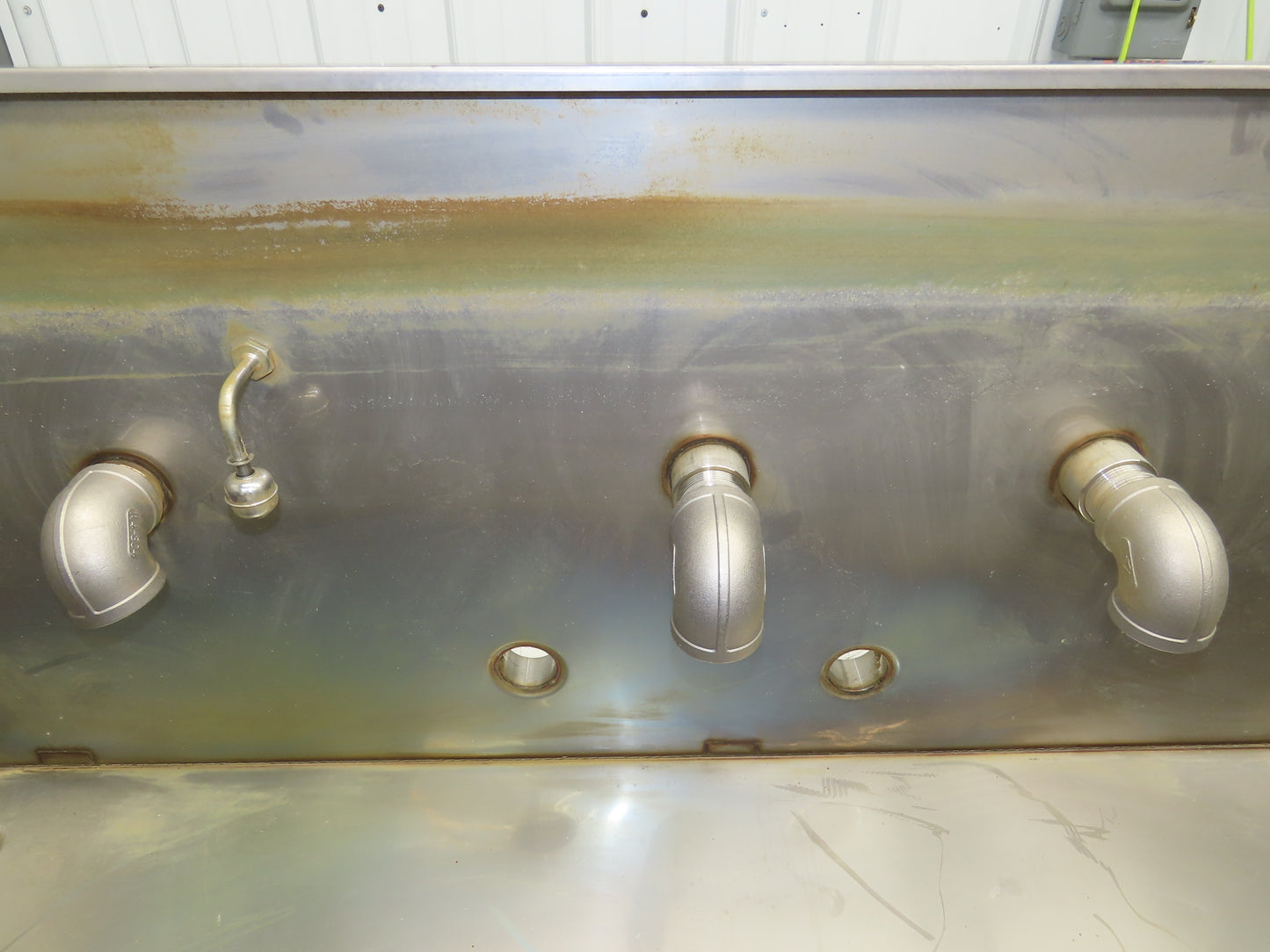 Stainless Steel Tank 75 Gallon 3/4 Top 15 Gauge 48.25x19x20"