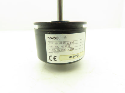 Novotechnik IP-6515-A502 Rotary Sensor Encoder Potentiometer Ext Shaft