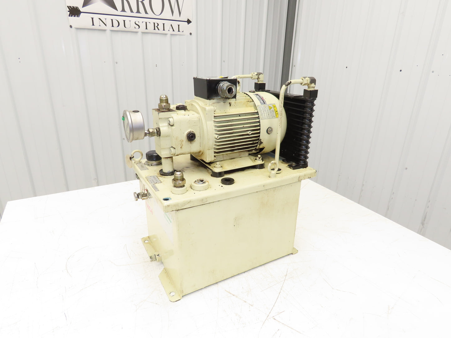 Nachi UVN-1A-1A2-1.5-4-11 Hydraulic Power Unit 20L Tank 7.6gpm Pump 1.5kw 220V