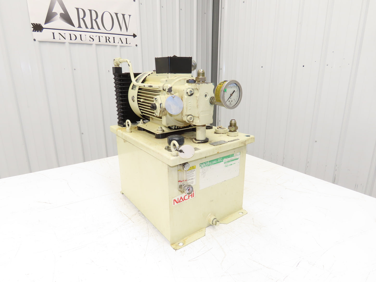 Nachi UVN-1A-1A2-1.5-4-11 Hydraulic Power Unit 20L Tank 7.6gpm Pump 1.5kw 220V