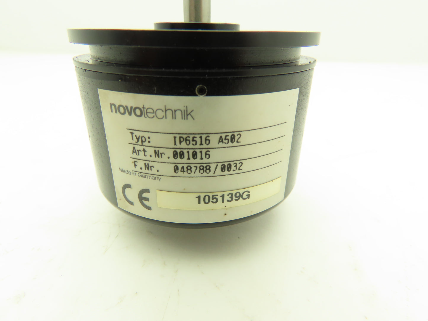 Novotechnik IP-6516-A502 Rotary Sensor Encoder Potentiometer Ext Shaft