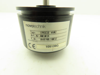 Novotechnik IP-6516-A502 Rotary Sensor Encoder Potentiometer Ext Shaft