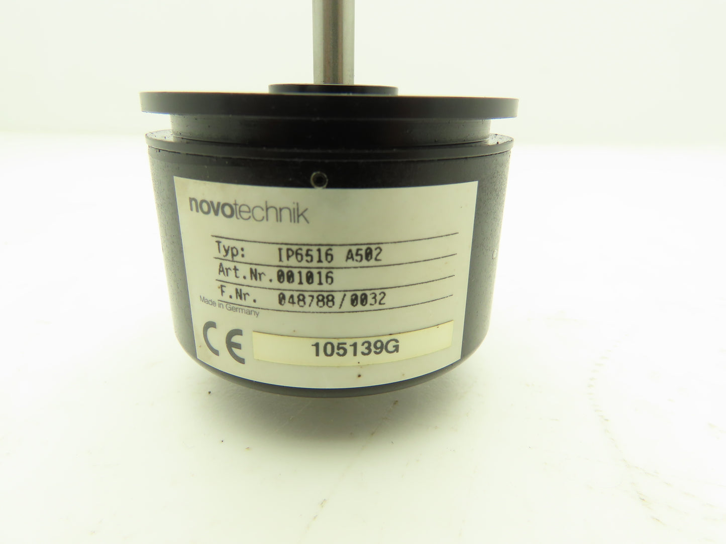 Novotechnik IP-6516-A502 Rotary Sensor Encoder Potentiometer Ext Shaft