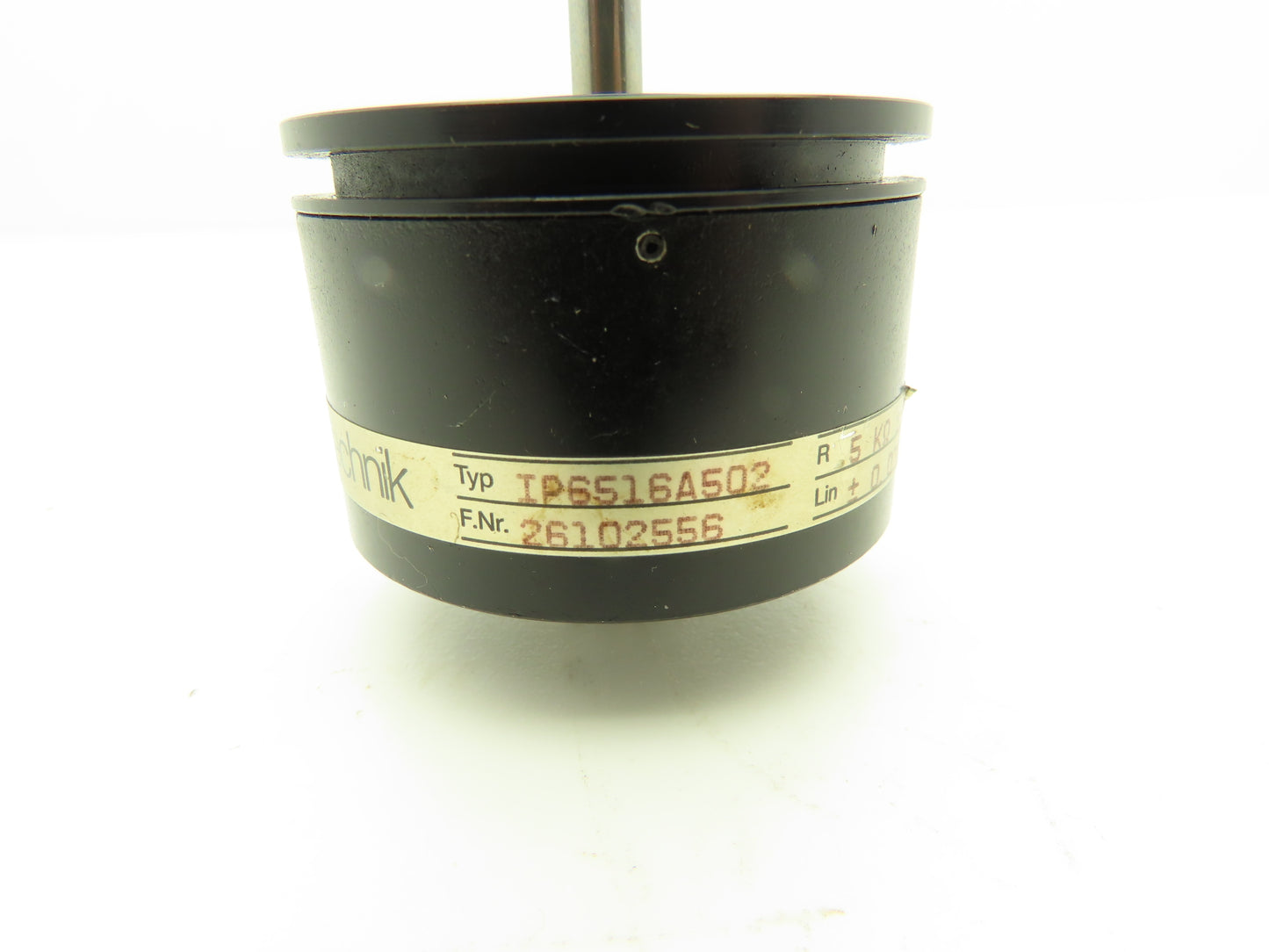 Novotechnik IP-6516-A502 Rotary Sensor Encoder Potentiometer Ext Shaft