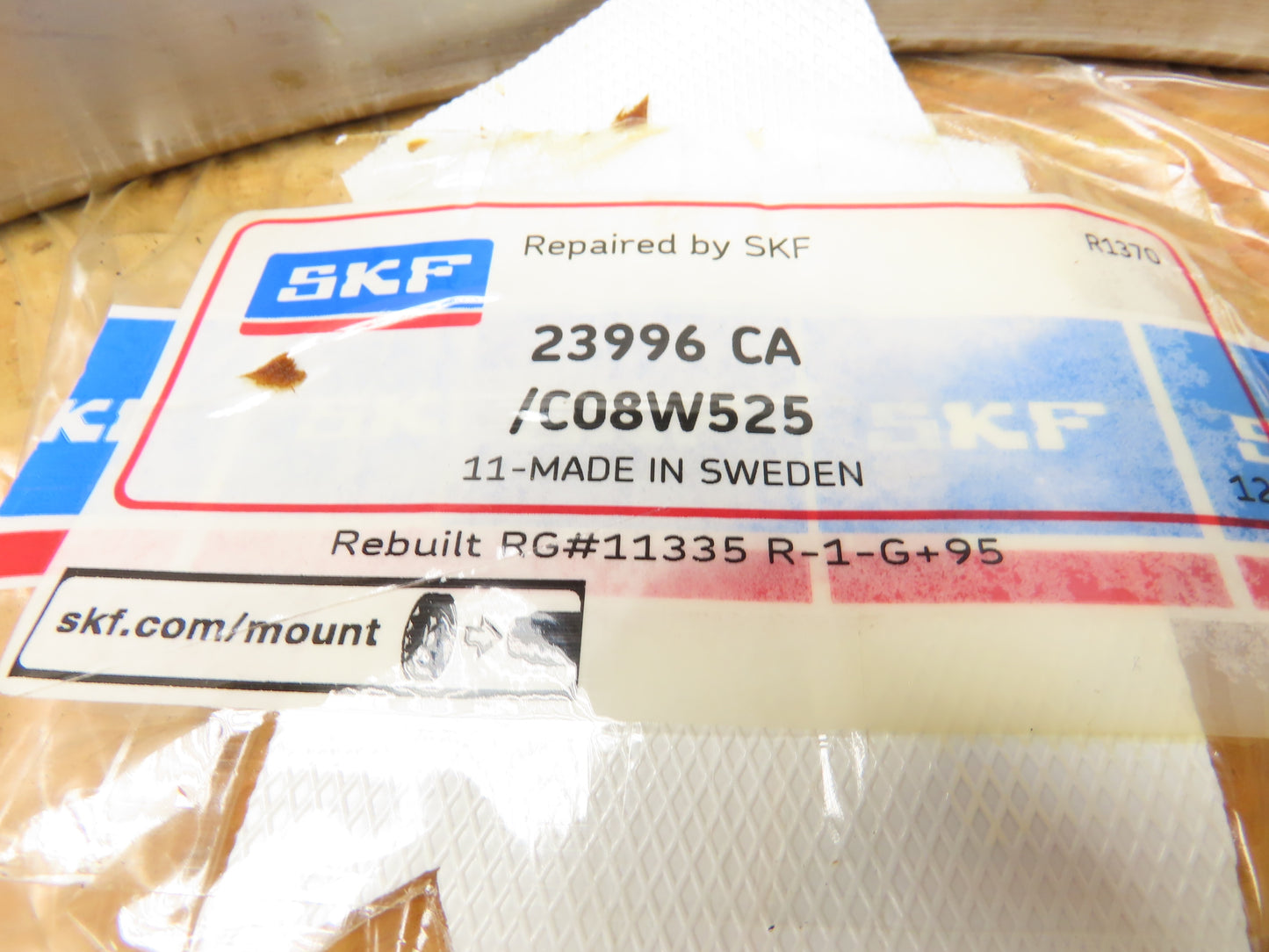 SKF 23996 CA/C08W525 Spherical Roller Bearing Remanufactured By SKF 480x650x128