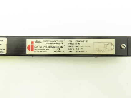 Data Instruments F56105101 6" Range Position Transducer Waters Short Longfellow