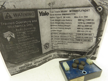 Rema 8546102 Control Module Four Button Off Yale Tow Truck MTR007LFN24T