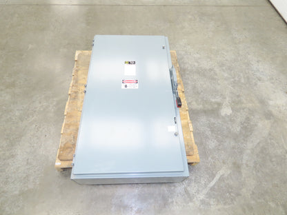 Square D H365N Safety Disconnect Switch 400A 600V 3 Pole Fused Type E04