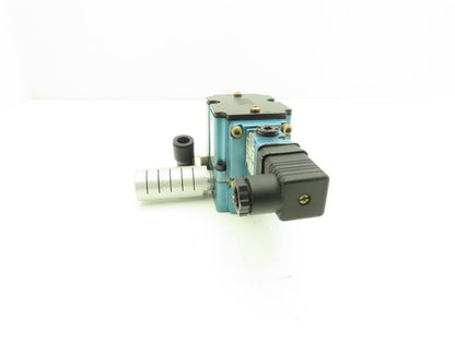 MAC 6512B-231-PM-611JJ Pneumatic 4/2 Single Solenoid Valve 24V 3/8" Sub-Base