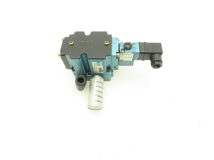MAC 6512B-231-PM-611JJ Pneumatic 4/2 Single Solenoid Valve 24V 3/8" Sub-Base