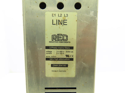 REO Inductive Components CNW 204/180 Mains Line Filter 3 x 480V 50/60Hz 3 x 180A