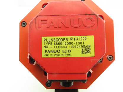 Fanuc A06B-0235-B300 AC Servo Motor 2.5kW 184V 3Ph 4000RPM Encoder A8602000T301