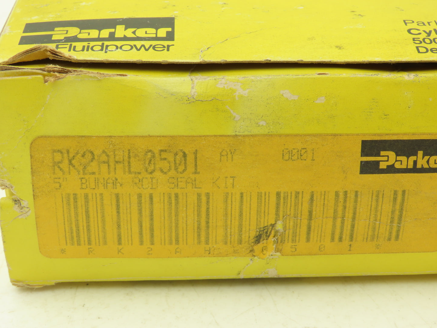 Parker RK2AHL0501 Nitrile Rod Seal Kit For 5" Rod 3 Piece U-Seal Wiper O-Ring