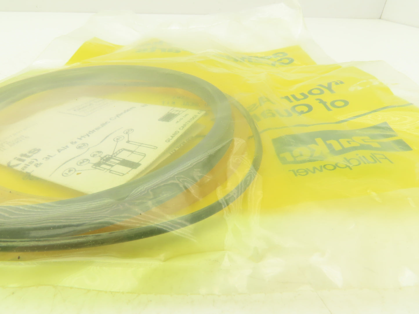 Parker RK2AHL0501 Nitrile Rod Seal Kit For 5" Rod 3 Piece U-Seal Wiper O-Ring