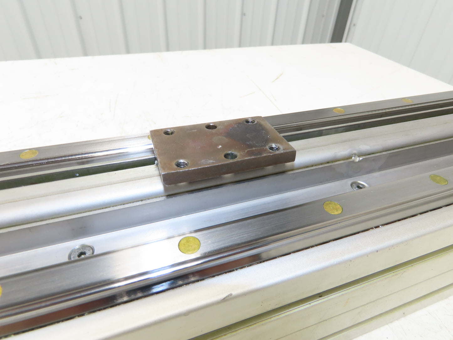 Pneumotec Motorized Linear Center Guide 2-Rail Bearing Blocks SHS15 44" Travel