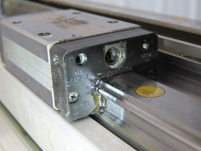 Pneumotec Motorized Linear Center Guide 2-Rail Bearing Blocks SHS15 44" Travel