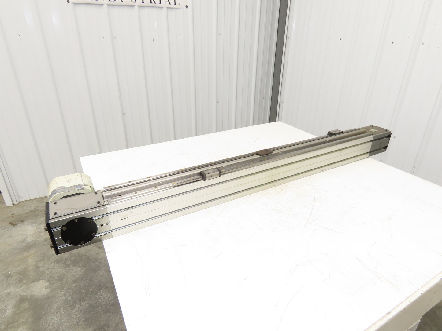 Pneumotec Motorized Linear Center Guide 2-Rail Bearing Blocks SHS15 44" Travel