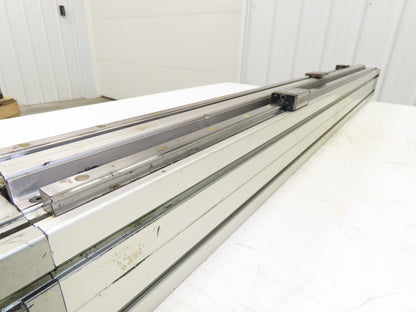Pneumotec Motorized Linear Center Guide 2-Rail Bearing Blocks SHS15 44" Travel