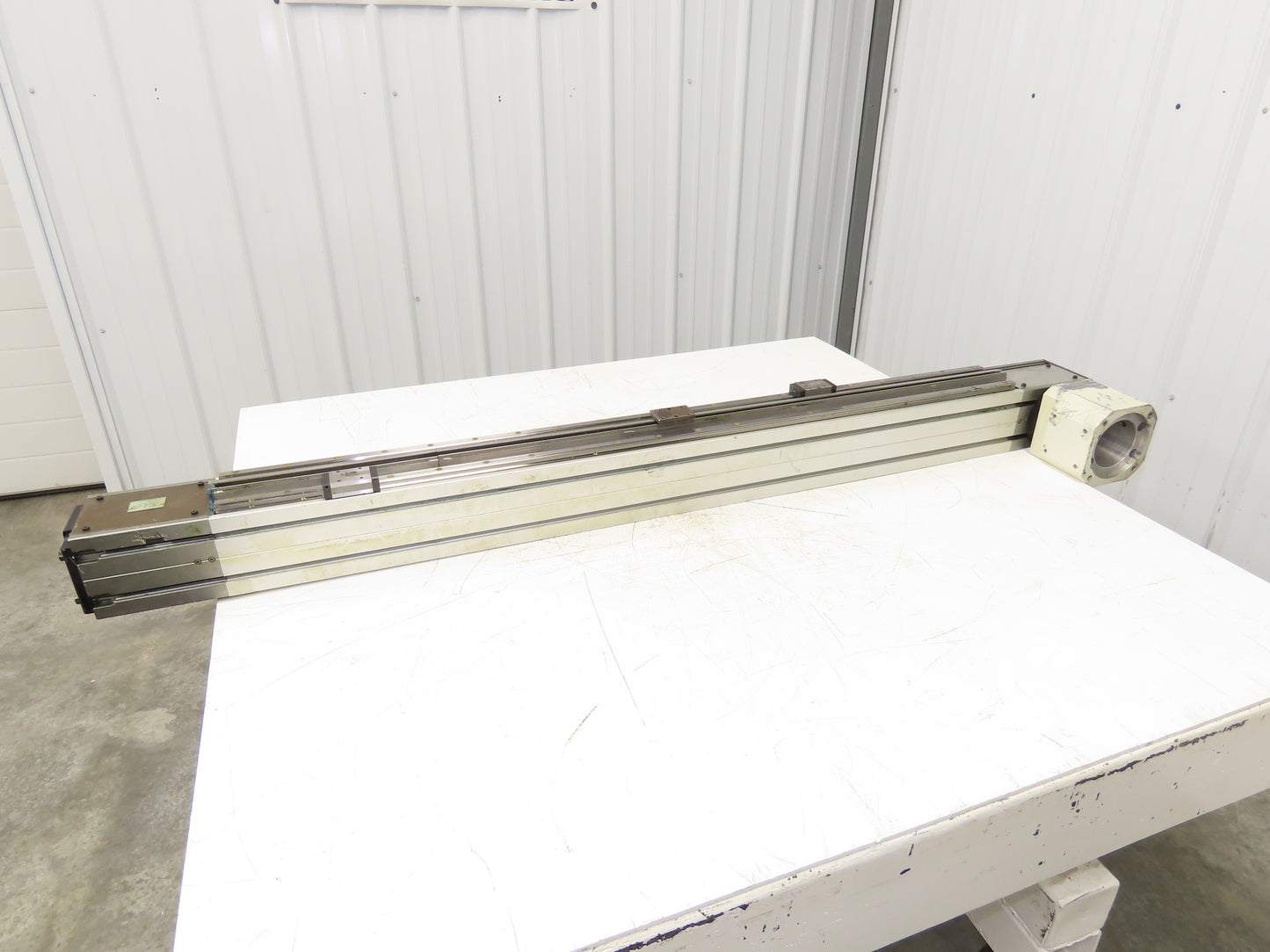 Pneumotec Motorized Linear Center Guide 2-Rail Bearing Blocks SHS15 44" Travel