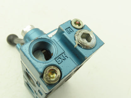 MAC 1183A-36 Pneumatic Control Valve With Hand Lever 150PSI 1/4" NPT Ports