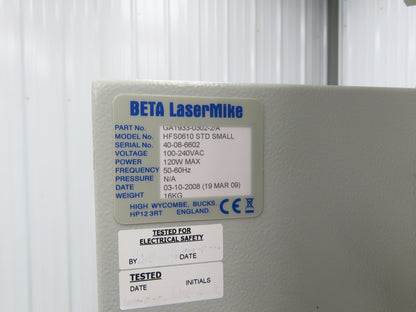 BETA HFS0610 LaserMike Sparktester Wire Cable Coating 6kv High Frequency