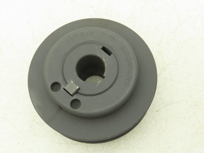 Browning 1VP44X7/8 Variable Pitch Sheave 1 Groove A/B Belt 7/8" Bore Lot of 2