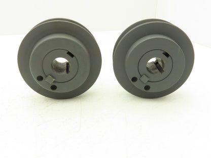 Browning 1VP44X7/8 Variable Pitch Sheave 1 Groove A/B Belt 7/8" Bore Lot of 2