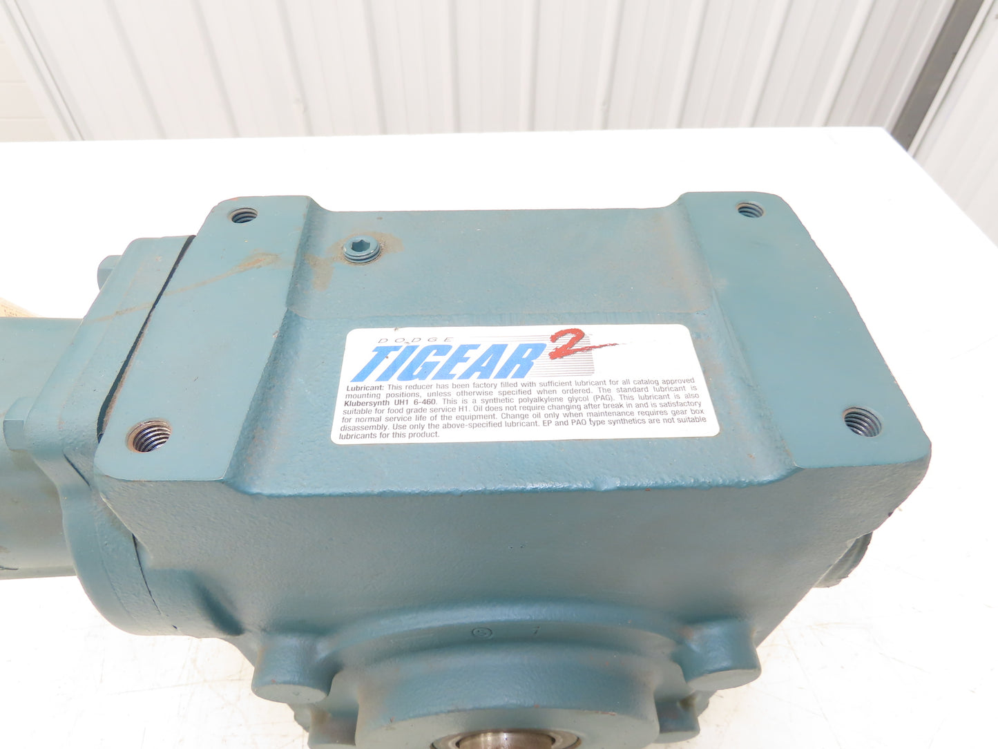 Dodge 35A20R14 Tigear 2 Gearbox 20:1 Reducer 87rpm 5.8Hp RH 143/145TC 3620 Lb-In