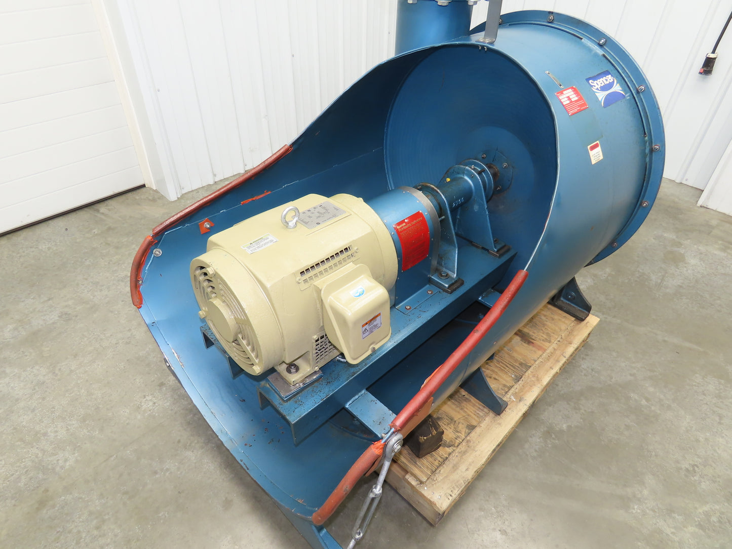 Spencer Centrifugal Multistage Blower Vacuum 970CFM 10X10" GE 25Hp 230/460V 3Ph