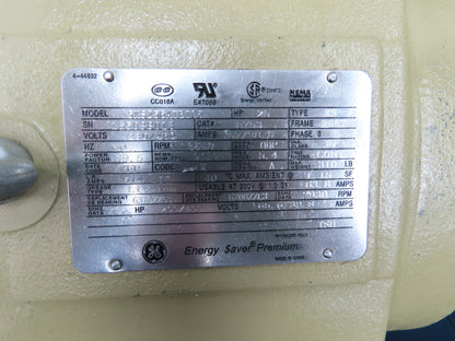 Spencer Centrifugal Multistage Blower Vacuum 970CFM 10X10" GE 25Hp 230/460V 3Ph