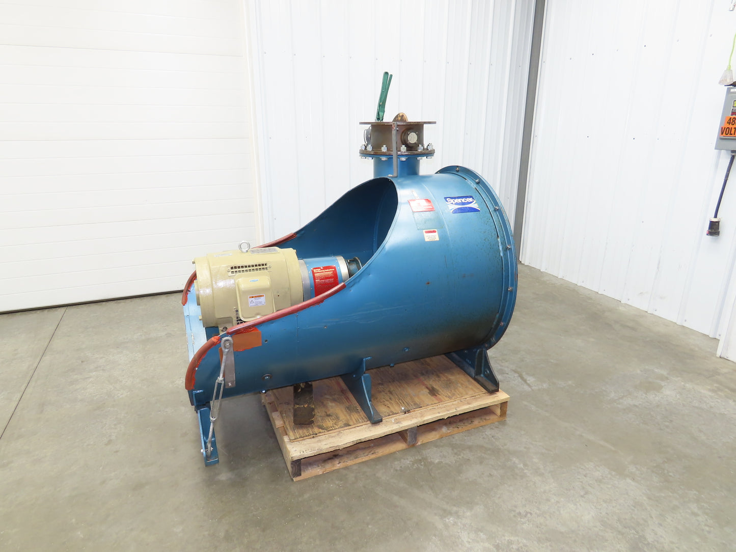 Spencer Centrifugal Multistage Blower Vacuum 970CFM 10X10" GE 25Hp 230/460V 3Ph