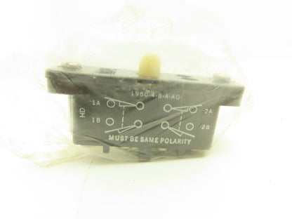 Gemco 1950-4-B-A-AO Precision Snap Switch 2-NO/2-NC DPDT Binder Plunger Cam