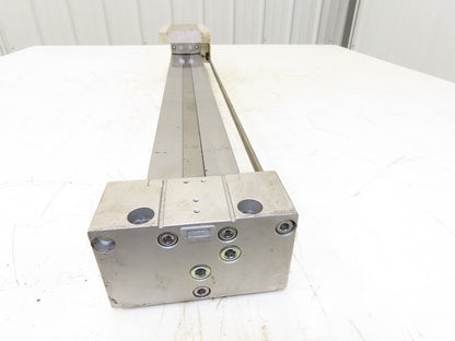 SMC Pneumatic Stroke Reading Rodless Cylinder w/ Brake 40mm Bore 750mm Stroke