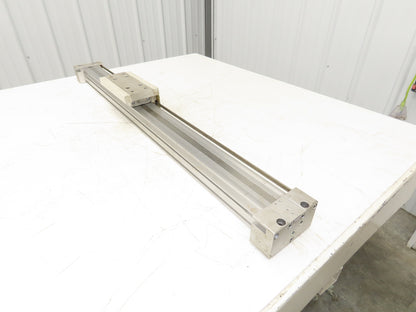 SMC Pneumatic Stroke Reading Rodless Cylinder w/ Brake 40mm Bore 750mm Stroke