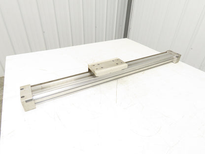 SMC Pneumatic Stroke Reading Rodless Cylinder w/ Brake 40mm Bore 750mm Stroke