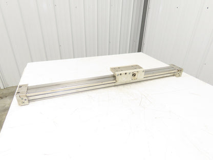 SMC Pneumatic Stroke Reading Rodless Cylinder w/ Brake 40mm Bore 750mm Stroke