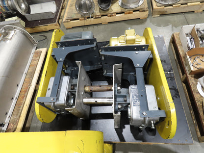 BW Sinclair 10" Screw Conveyor Food Grade Dry Bulk Feeder 3PH Belt Drive 128'