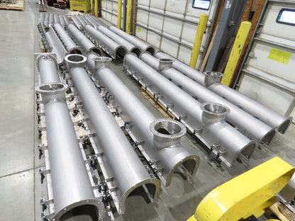 BW Sinclair 10" Screw Conveyor Food Grade Dry Bulk Feeder 3PH Belt Drive 128'