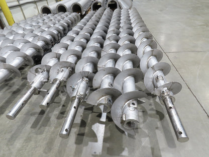 BW Sinclair 10" Screw Conveyor Food Grade Dry Bulk Feeder 3PH Belt Drive 128'