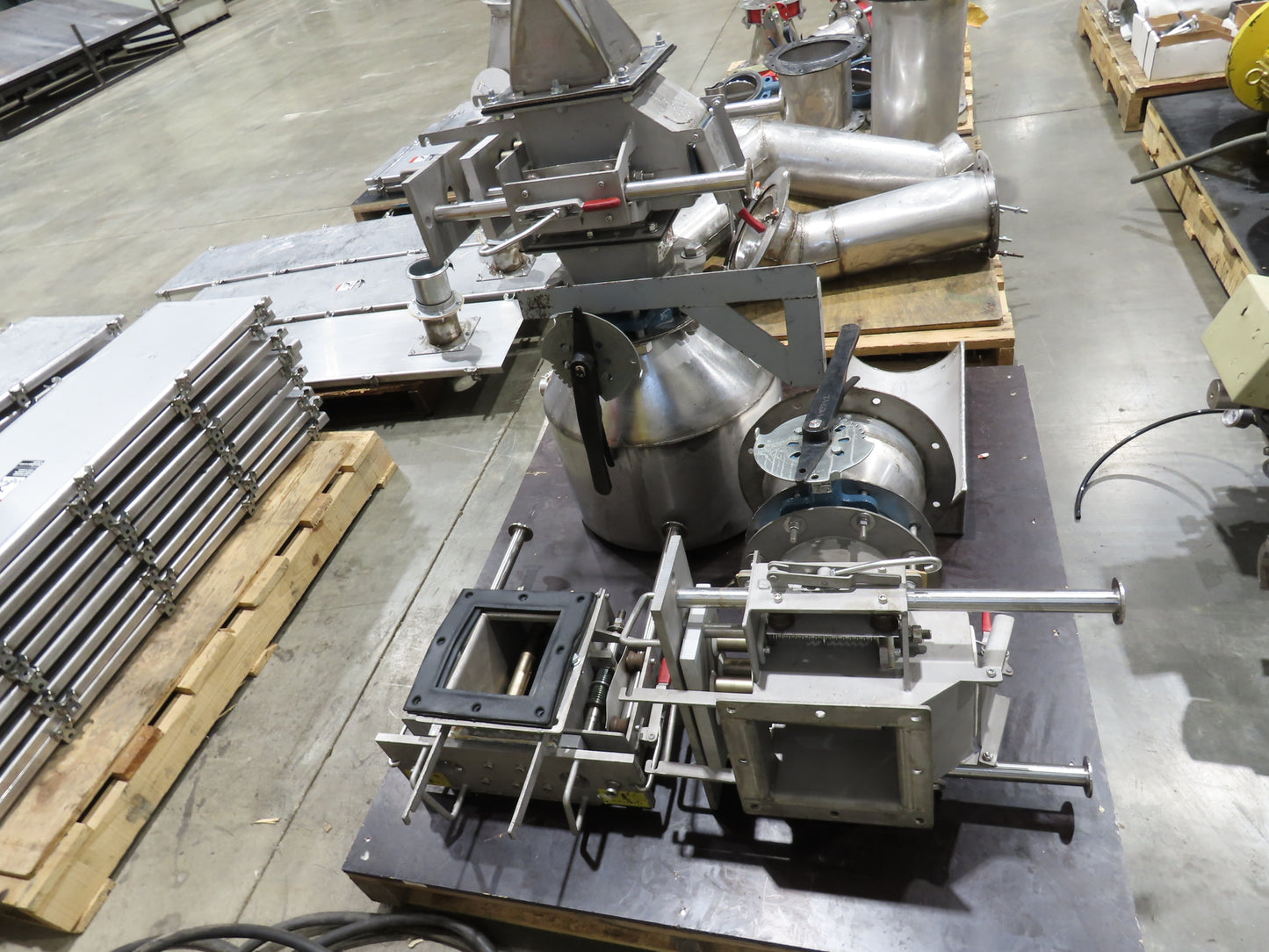 BW Sinclair 10" Screw Conveyor Food Grade Dry Bulk Feeder 3PH Belt Drive 128'