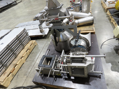 BW Sinclair 10" Screw Conveyor Food Grade Dry Bulk Feeder 3PH Belt Drive 128'