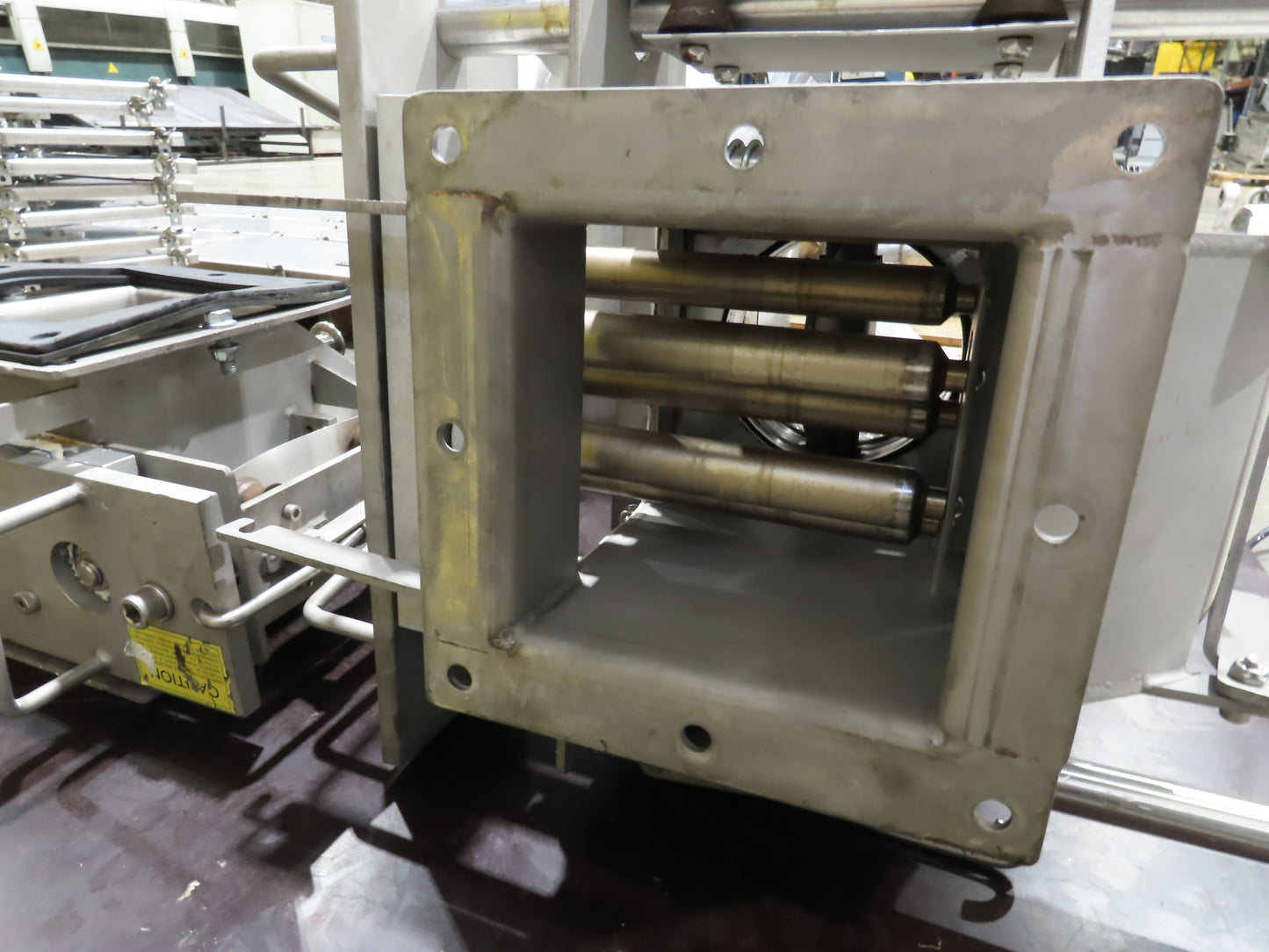 BW Sinclair 10" Screw Conveyor Food Grade Dry Bulk Feeder 3PH Belt Drive 128'