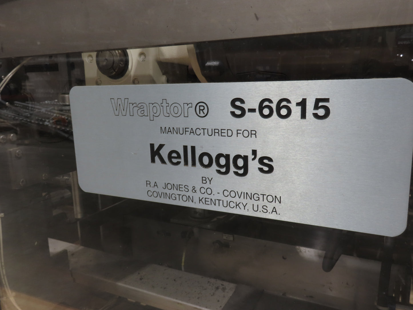 RA Jones Wraptor Package Sleever Cartoner Wrap Machine 460V 3PH