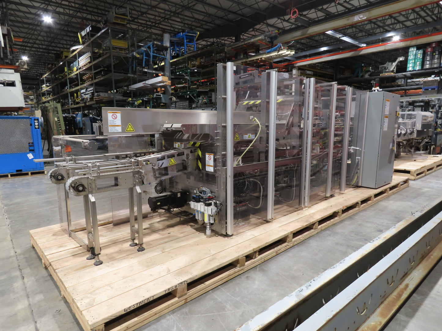 RA Jones Wraptor Package Sleever Cartoner Wrap Machine 460V 3PH