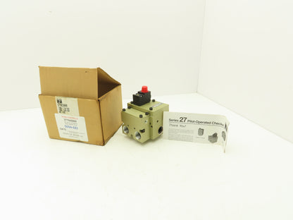 Ross 2778C5900 Pilot Operated Dual Check Valve 3/4"NPT 120VAC 48VDC 2778A5900