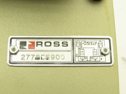 Ross 2778C5900 Pilot Operated Dual Check Valve 3/4"NPT 120VAC 48VDC 2778A5900