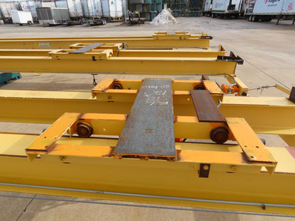 Harrington 1 Ton Free Standing 3-Bridge Crane System 39' 3" Span 225' Runway