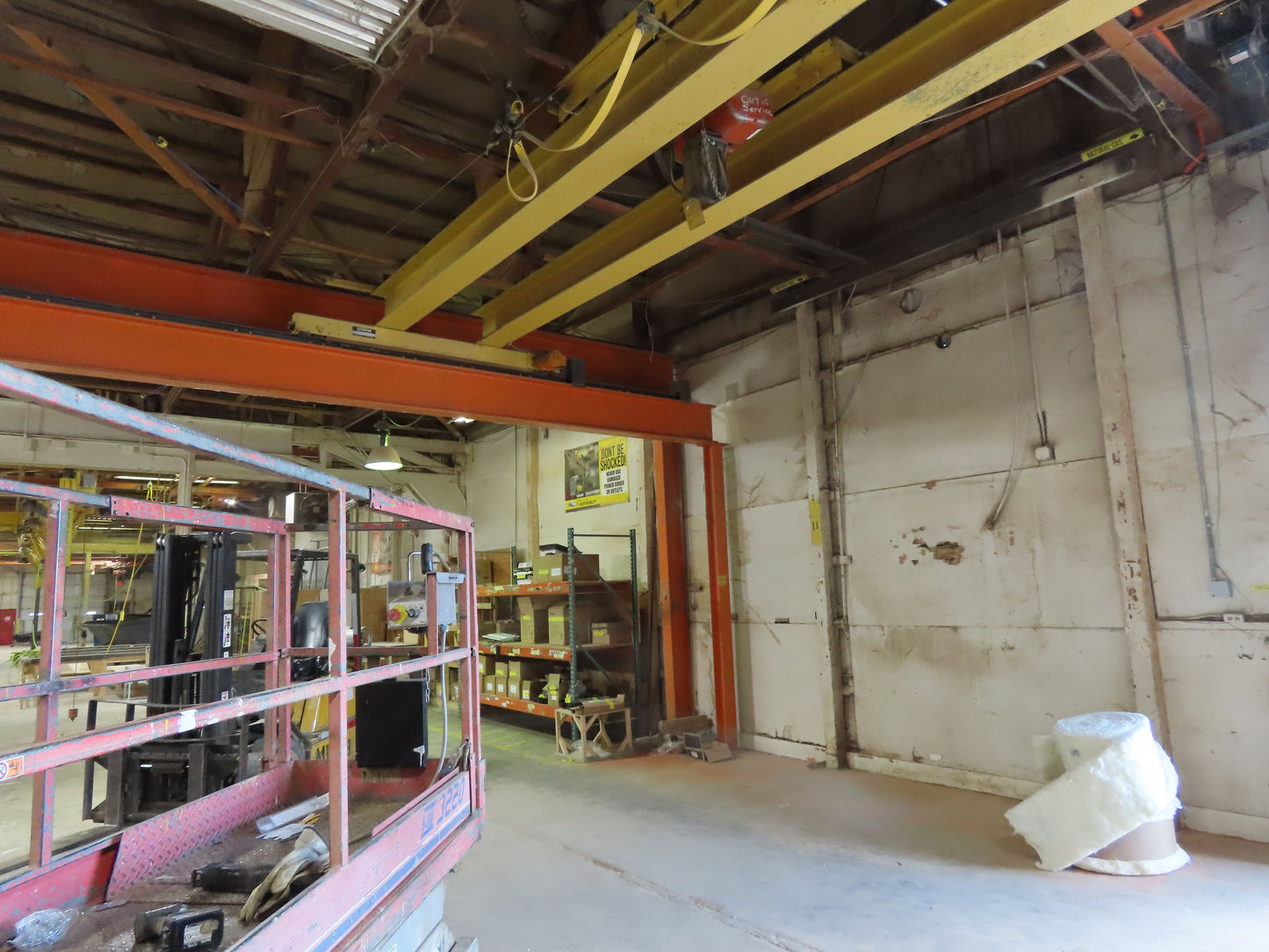 Harrington 1 Ton Free Standing 3-Bridge Crane System 39' 3" Span 225' Runway