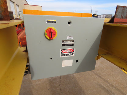 Harrington 1 Ton Free Standing 3-Bridge Crane System 39' 3" Span 225' Runway